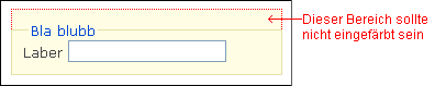Fieldset Bleed Bug